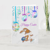 イースターエッグウサギ シーズンカード (正面)
