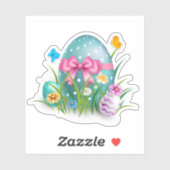 イースターエッグカスタムのビニール切りステッカー シール (シート)