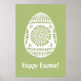 イースターエッグカスタム文字ポスター ポスター