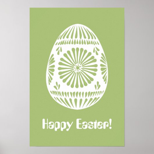 イースターエッグカスタム文字ポスター ポスター (正面)