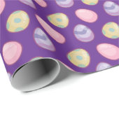 イースターエッグカラフルかわいい ラッピングペーパー (ロールコーナー)