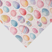 イースターエッグカラフルの水彩パターン 薄葉紙 (詳細)