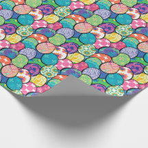 イースターエッグカラフルパターン