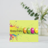 イースターエッグカラー（ばちゃばちゃ）跳ねる シーズンポストカード (スタンド正面)