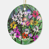 イースターエッグガーデン セラミックオーナメント (左)