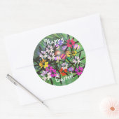 イースターエッグガーデン ラウンドシール (封筒)