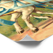 イースターエッグキャリッジヴィンテージフローラ ポスター (角)