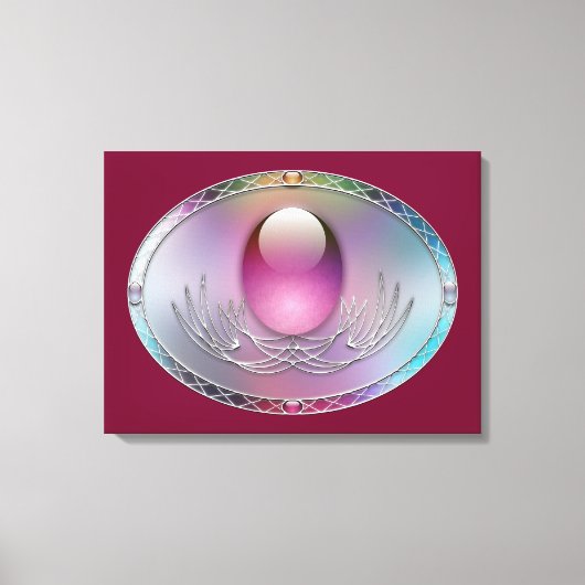 イースターエッグキャンバス印刷 キャンバスプリント (正面)