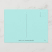 イースターエッグキリン&春チューリップかわいい シーズンポストカード (裏面)