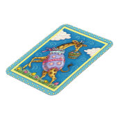 イースターエッグキリン&春チューリップかわいい マグネット (左側)