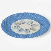 イースターエッグギンガム ペーパープレート (アングル)