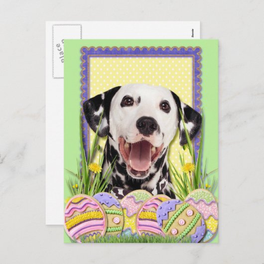 イースターエッグクッキー – ダルマチア シーズンポストカード (正面/裏面)