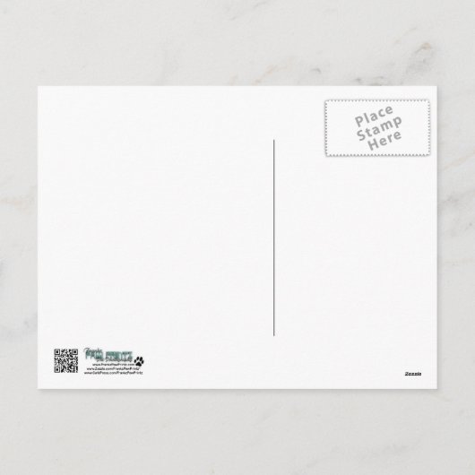 イースターエッグクッキー – プードル – ピンク シーズンポストカード (裏面)