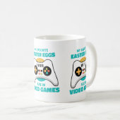イースターエッグゲーマーおもしろい コーヒーマグカップ (正面右)