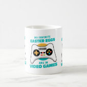 イースターエッグゲーマーおもしろい コーヒーマグカップ (中央)