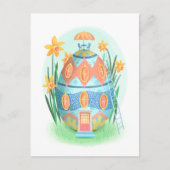 イースターエッグコテージはがき ポストカード (正面)