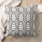 イースターエッグシェブロンストライプハッピーイースターパターン クッション (ブランケット)