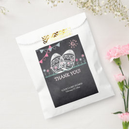 イースターエッグシャルボードスケッチベビーシャワー フェイバーバッグ