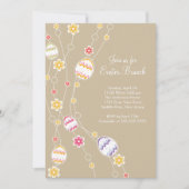 イースターエッグスイースターブランチディナーパーティの招待状 招待状 (正面)