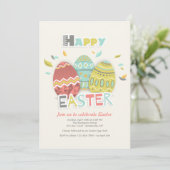 イースターエッグススリー招待状 招待状 (スタンド正面)