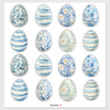 イースターエッグステッカー