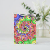 イースターエッグスパイラルフラクタル シーズンポストカード (スタンド正面)