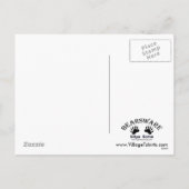 イースターエッグスパイラルフラクタル シーズンポストカード (裏面)