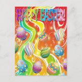 イースターエッグズ装飾デザイン シーズンポストカード (正面)