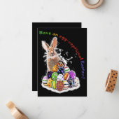 イースターエッグセプション！イースターバニーエッグス ノートカード (正面/裏面インサイチュ)