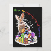 イースターエッグセプション！イースターバニーエッグス ノートカード (正面)