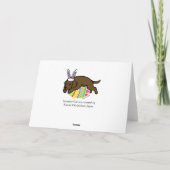 イースターエッグチョコレートラブラドール漫画 シーズンカード (裏面)