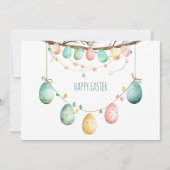 イースターエッグツリーカスタム文字 シーズンカード (正面)