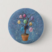 イースターエッグツリー 缶バッジ (正面)
