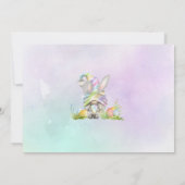 イースターエッグデコレーション招待状 招待状 (裏面)