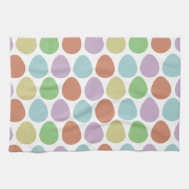 イースターエッグデコールパターン キッチンタオル