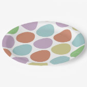 イースターエッグデコールパターン ペーパープレート (アングル)