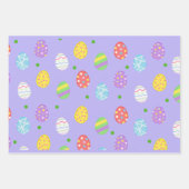 イースターエッグデザインラッピング紙シート ラッピングペーパーシート (正面3)