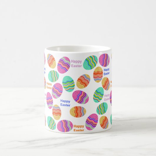 イースターエッグハッピーイースターマグ コーヒーマグカップ (中央)