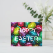 イースターエッグハッピーイースター挨拶 シーズンポストカード (スタンド正面)