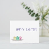 イースターエッグハッピーイースター ポストカード (スタンド正面)