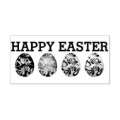 イースターエッグハッピーイースター ラバースタンプ (インプリント)