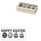 イースターエッグハッピーイースター ラバースタンプ (押印)