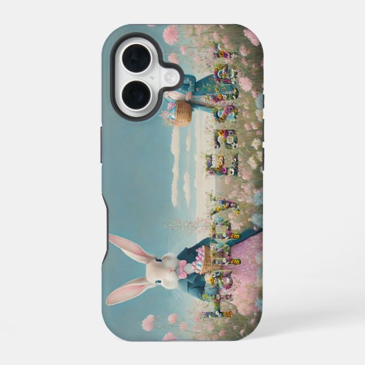 イースターエッグハッピーイースター iPhone 16ケース (裏面)