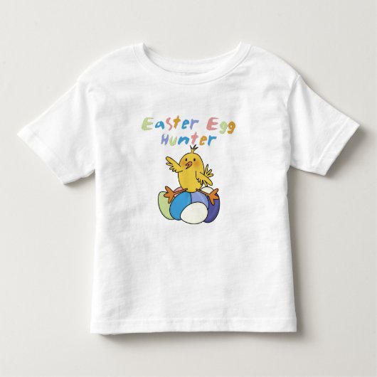 イースターエッグハンターTシャツとギフト トドラーTシャツ (正面)