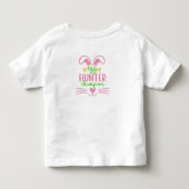 イースターエッグハンターTシャツ トドラーTシャツ (裏面)