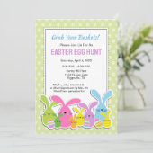 イースターエッグハントとウサギの招待状 招待状 (スタンド正面)