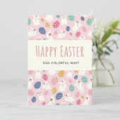 イースターエッグハントとブルンチ カラフルな卵 シーズンカード (スタンド正面)