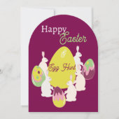 イースターエッグハントのお誘い 招待状 (正面)