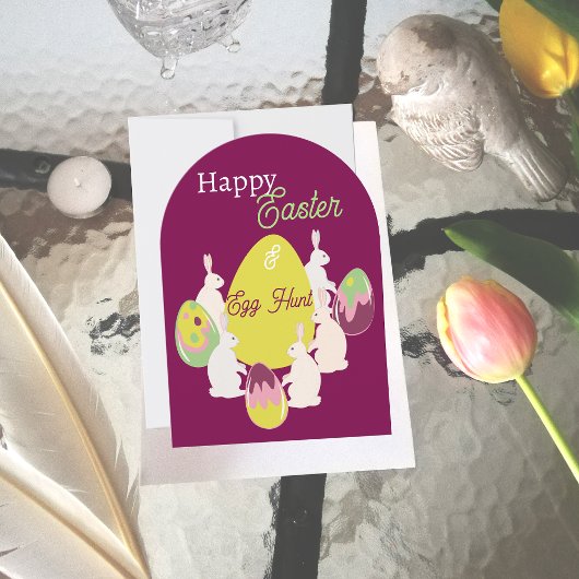 イースターエッグハントのお誘い 招待状