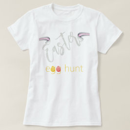 イースターエッグハントのカスタムイラスト Tシャツ